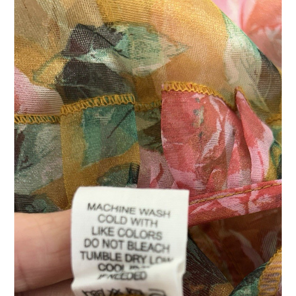 Coquette Castle Core Festival Fairy Core Whimsigoth Holiday Sheer Top Sz M New - Picture 8 of 9